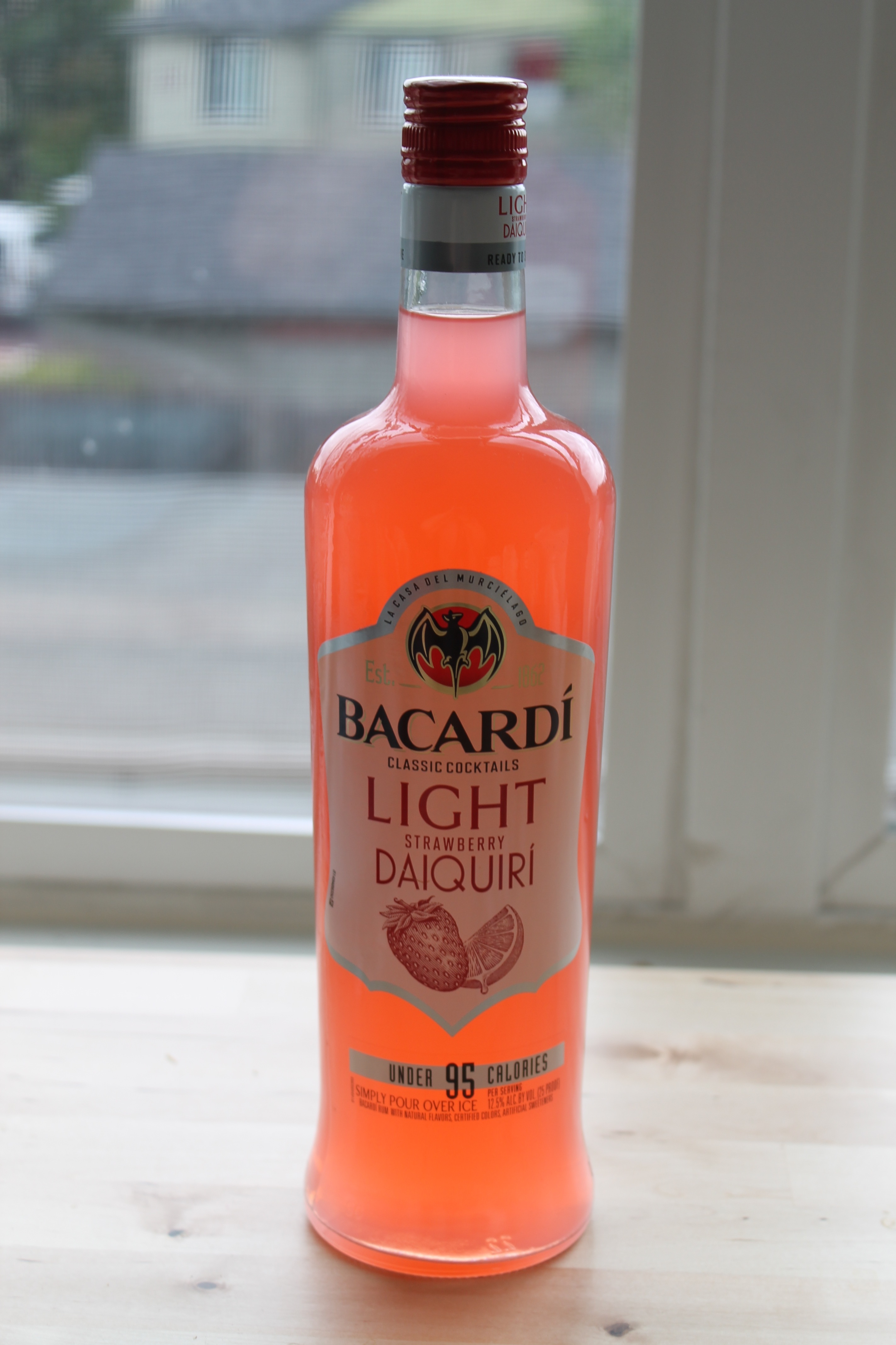 Bacardi strawberry daiquiri drink
